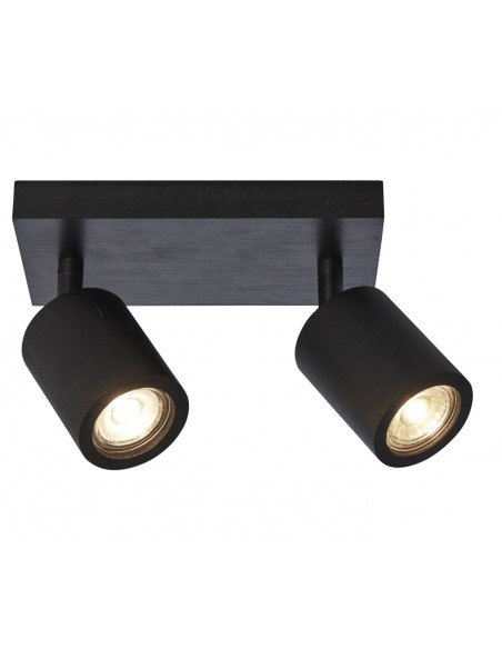 Stropní bambusové osvětlení Java - Spot, černé | GOOD&MOJO-1