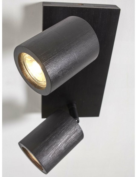 Stropní bambusové osvětlení Java - Spot, černé | GOOD&MOJO-8