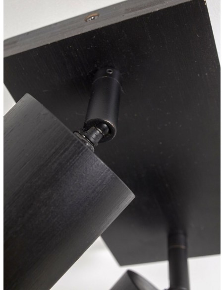 Stropní bambusové osvětlení Java - Spot, černé | GOOD&MOJO-9