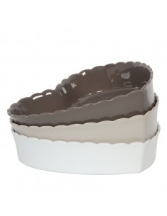 Heart-shaped baking pie tin, turquoise | CÔTÉ TABLE - 1 2