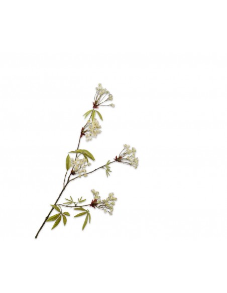 Kvetoucí větev javoru, krémová, 88cm | SILK-KA-1