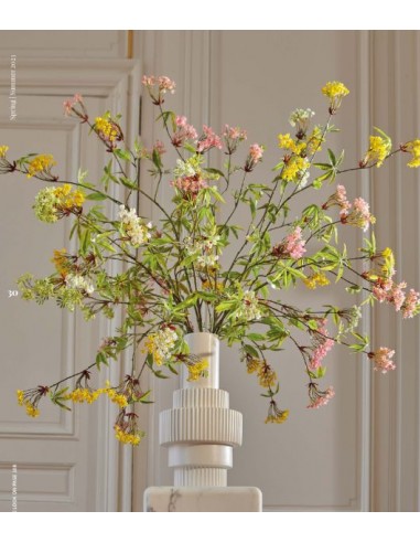 Kvetoucí větev javoru, krémová, 88cm | SILK-KA-4