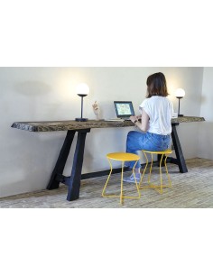 Kovový odkládací stolek / taburet Cocotte | FERMOB-11 2