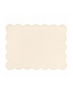 Boutis fabric tablecloth cream | TABLE OF CONTENTS - 1