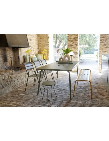 Kovový odkládací stolek / taburet Cocotte | FERMOB-35