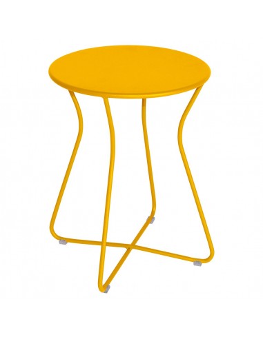 Kovový odkládací stolek / taburet Cocotte | FERMOB-15 honey