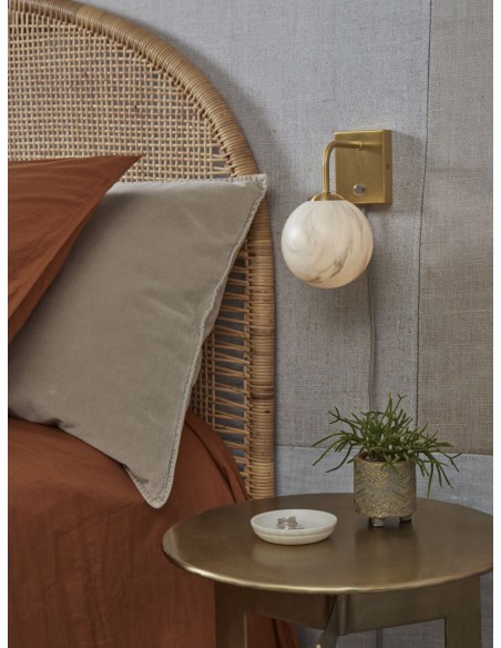 Nástěnná lampa Carrara z mramorovaného skla | IT´S ABOUT ROMI-3