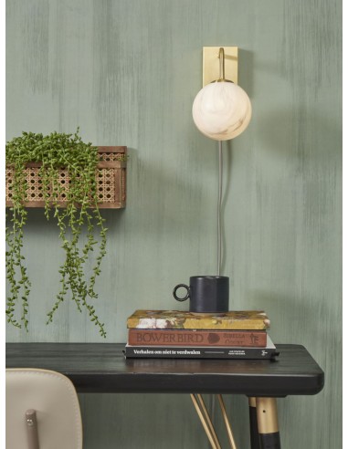 Nástěnná lampa Carrara z mramorovaného skla | IT´S ABOUT ROMI-4