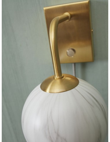 Nástěnná lampa Carrara z mramorovaného skla | IT´S ABOUT ROMI-7