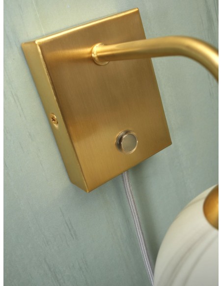 Nástěnná lampa Carrara z mramorovaného skla | IT´S ABOUT ROMI-9