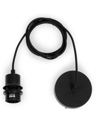 Hanging bamboo chandelier Hokkaido S, black | GOOD&MOJO - 11