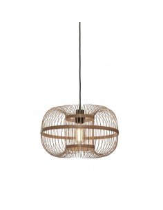 Hanging bamboo chandelier Hokkaido S, natural | GOOD&MOJO - 1