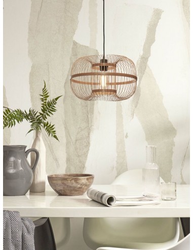 Závěsný bambusový lustr Hokkaido S, přírodní | GOOD&MOJO-3