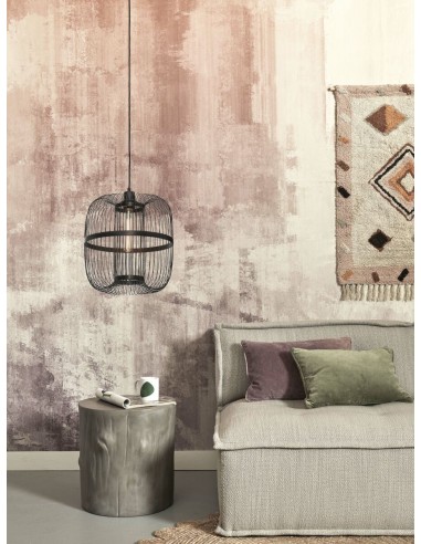 Závěsný bambusový lustr Hokkaido L, černý | GOOD&MOJO-7