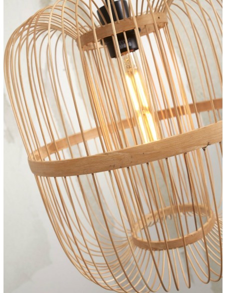Závěsný bambusový lustr Hokkaido L, přírodní | GOOD&MOJO-10