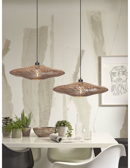 Závěsný ratanový lustr Zanzibar L, přírodní | | GOOD&MOJO-3