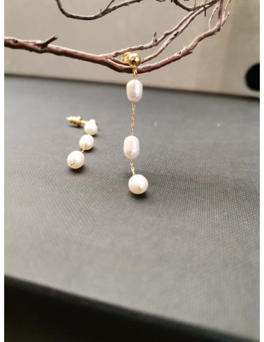 Visací náušnice s perličkami | PIOU PIOU-2