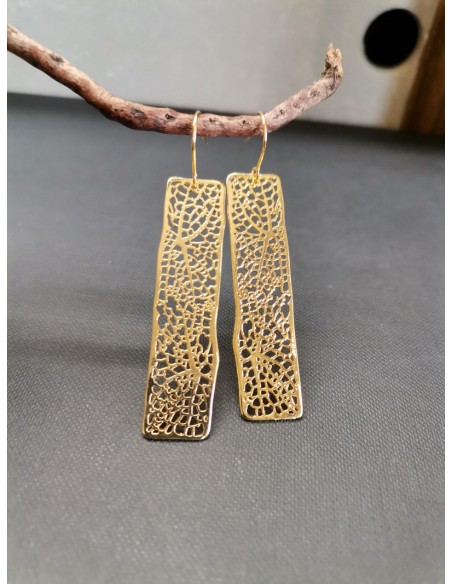 Náušnice s obdélníkovým ověsem  | PIOU PIOU-1