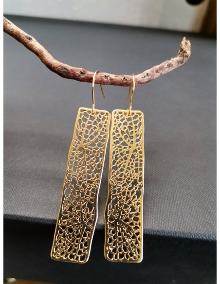 Náušnice s obdélníkovým ověsem  | PIOU PIOU-3