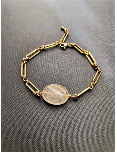 Řetízkový náramek s achátem | PIOU PIOU-1