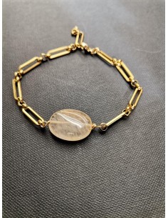 Chain bracelet with agate | PIOU PIOU - 1 2