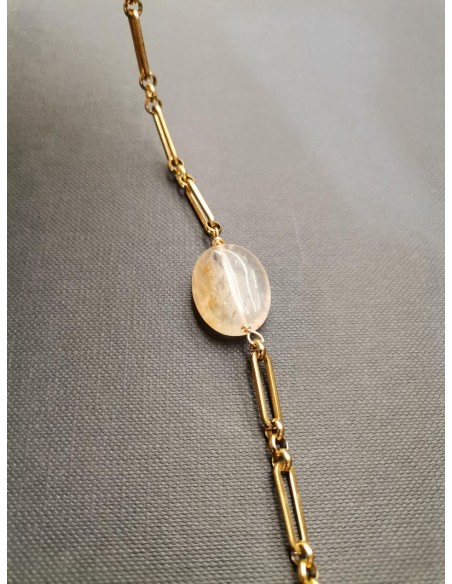 Řetízkový náramek s achátem | PIOU PIOU-3