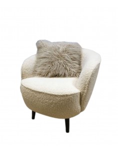 BLOOM armchair upholstered with faux fur / LIVIN´UP - 1