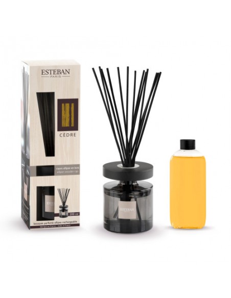 Bytový parfém Cedr, sada Ellipse 200ml | ESTEBAN-3