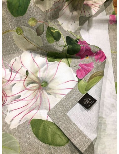 Cotton tablecloth with Biscondola print, 160x230 | TESSITURA TOSCANA TELERIE - 2