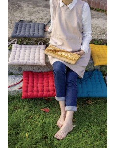 Zea seat cushion 38x38, petrol | WINKLER - 1 2