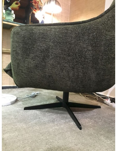 Otočné křeslo Swing v tmavě zeleném potahu | LIVIN ´ UP-3