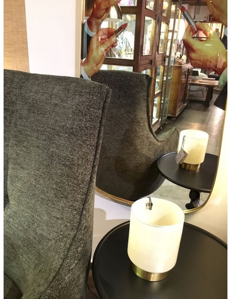 Otočné křeslo Swing v tmavě zeleném potahu | LIVIN ´ UP-4