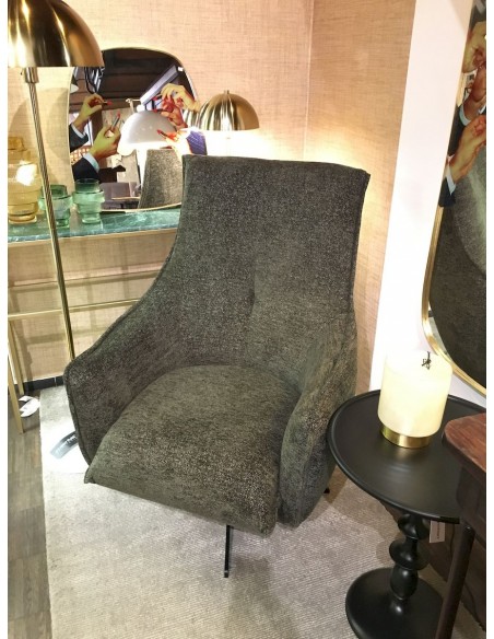 Otočné křeslo Swing v tmavě zeleném potahu | LIVIN ´ UP-5