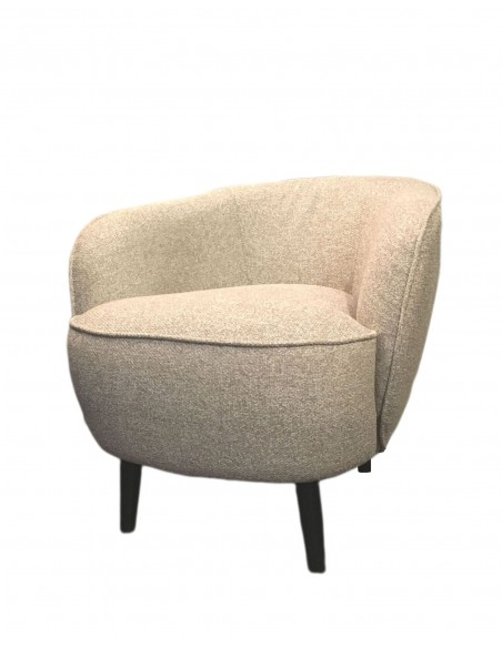 Křeslo BLOOM s béžovým potahem | LIVIN ´ UP-1