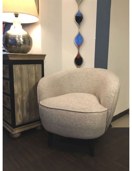 Křeslo BLOOM s béžovým potahem | LIVIN ´ UP-5