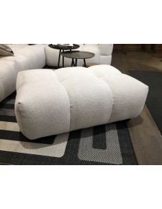 Upholstered pouf Blow 95x65, cream | LIVIN ´ UP - 1 2