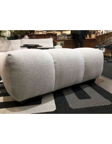 Čalouněný puf Blow 95x65, smetanový | LIVIN ´ UP-3