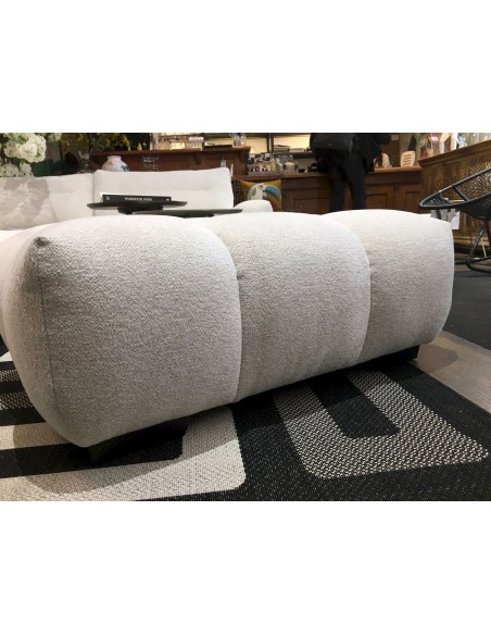 Čalouněný puf Blow 95x65, smetanový | LIVIN ´ UP-3