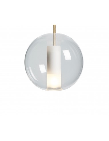 Závěsné světlo Moon M - čiré, silver cloud | NUD COLLECTION-1