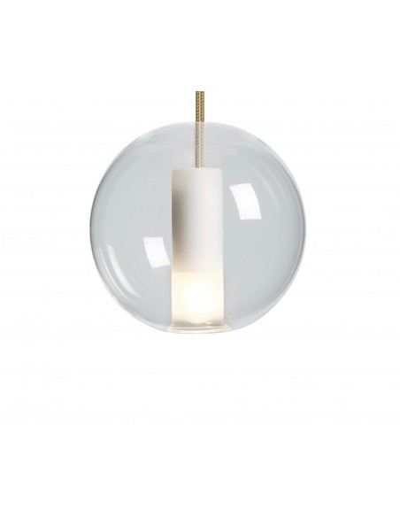 Závěsné světlo Moon M - čiré, silver cloud | NUD COLLECTION-1