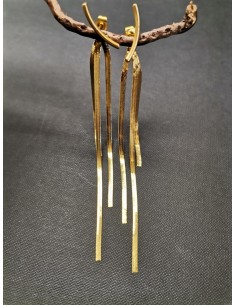 Řetízkové náušnice, zlaté | PIOU PIOU-1