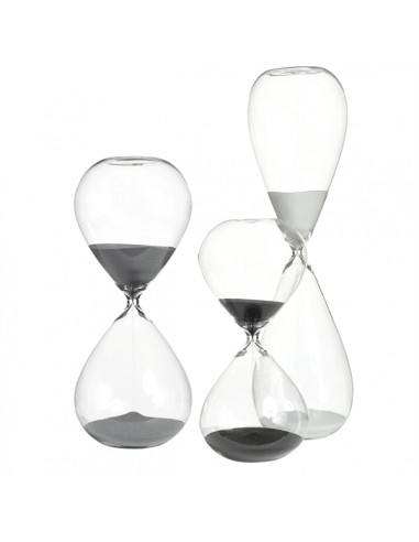 Hourglass large with black sand| POLS POTTEN - 2