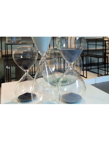 Hourglass large with black sand| POLS POTTEN - 3