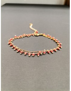 Bracelet with red beads | PIOU PIOU - 1