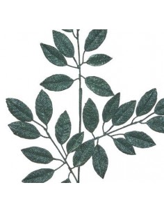 Dekorativní větev s třpytivým tyrkysovým posypem, 72cm | GOODWILL-1 2