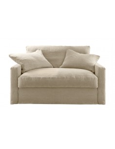 Folding, linen XL armchair Bidart, width 130 cm, cover New Lin | HOME SPIRIT - 1