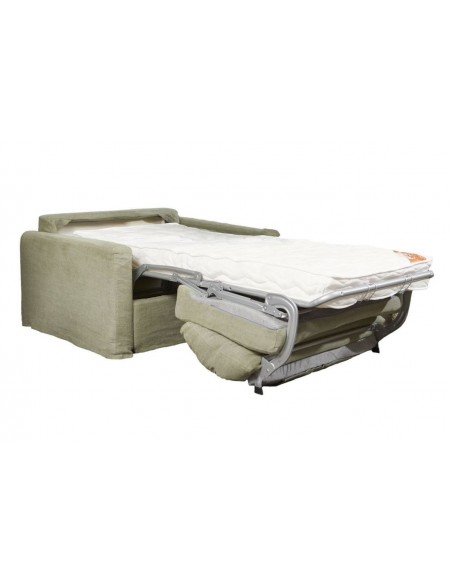 Rozkládací, lněné XL křeslo Bidart, š. 130cm, potah New Lin | HOME SPIRIT-6