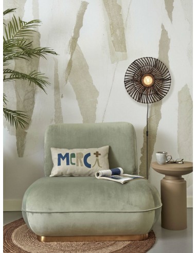 Nástěnné ratanové světlo Zanzibar S, černé | GOOD&MOJO-3