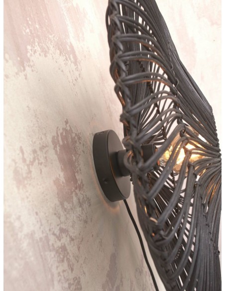 Rattan wall light Zanzibar S, black | GOOD&MOJO - 9