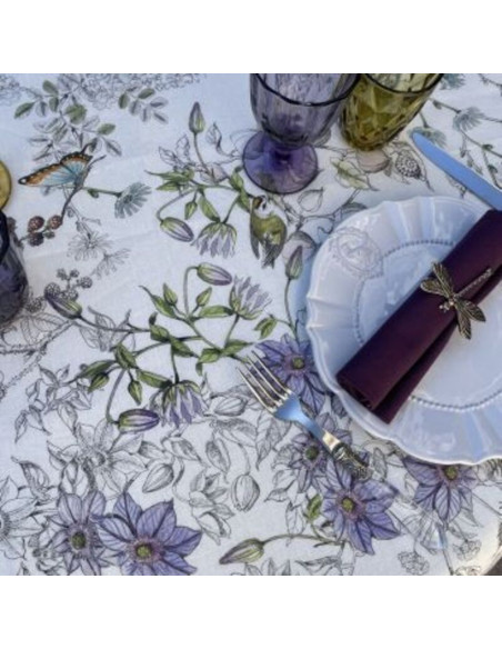 Ubrus s potiskem Gravure, pr.170 | TESSITURA TOSCANA TELERIE-6